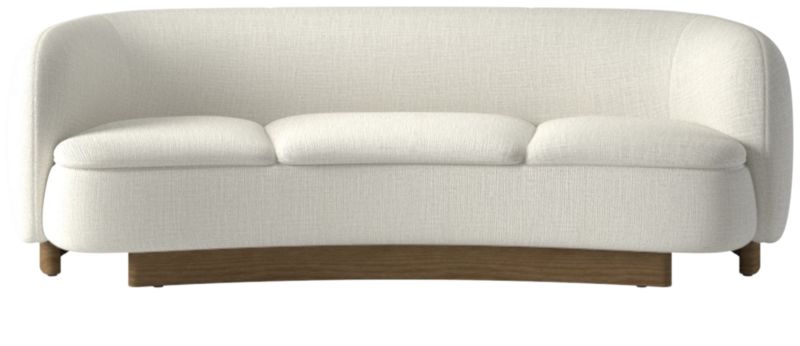 Muir Curved Sofa Lindy Snow by Lawson-Fenning - image 0 of 8