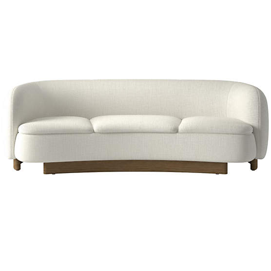 Muir Curved Sofa Lindy Snow by Lawson-Fenning