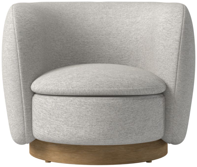 Muir Swivel Chair Hatch Platinum by Lawson-Fenning - image 0 of 8