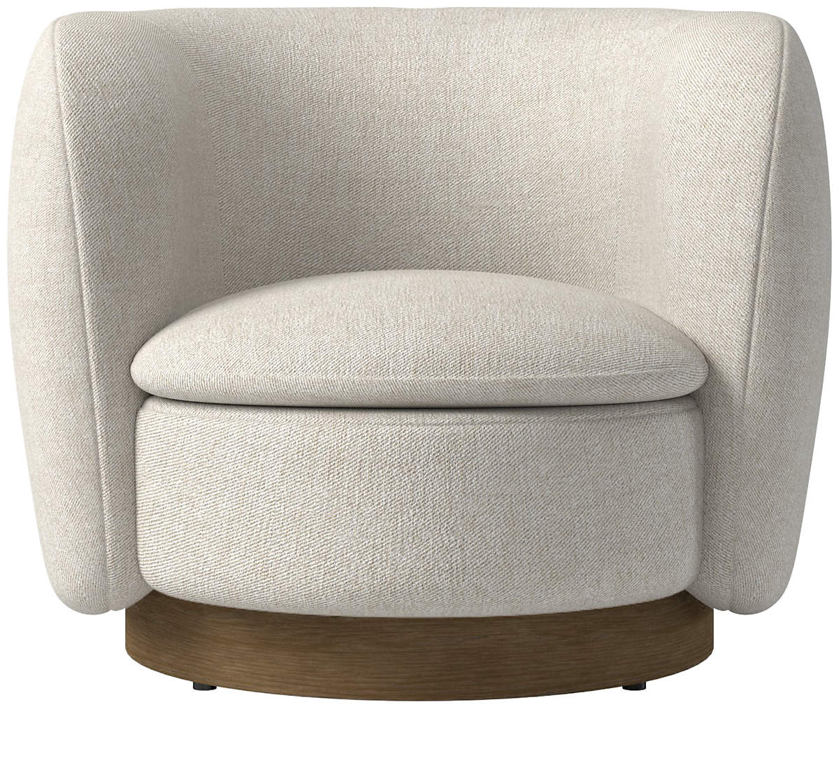 Muir Swivel Chair Deauville Dune CB2