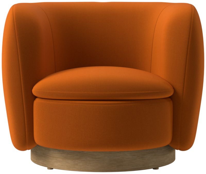 Muir Swivel Chair Luca Russet by Lawson-Fenning - image 0 of 8