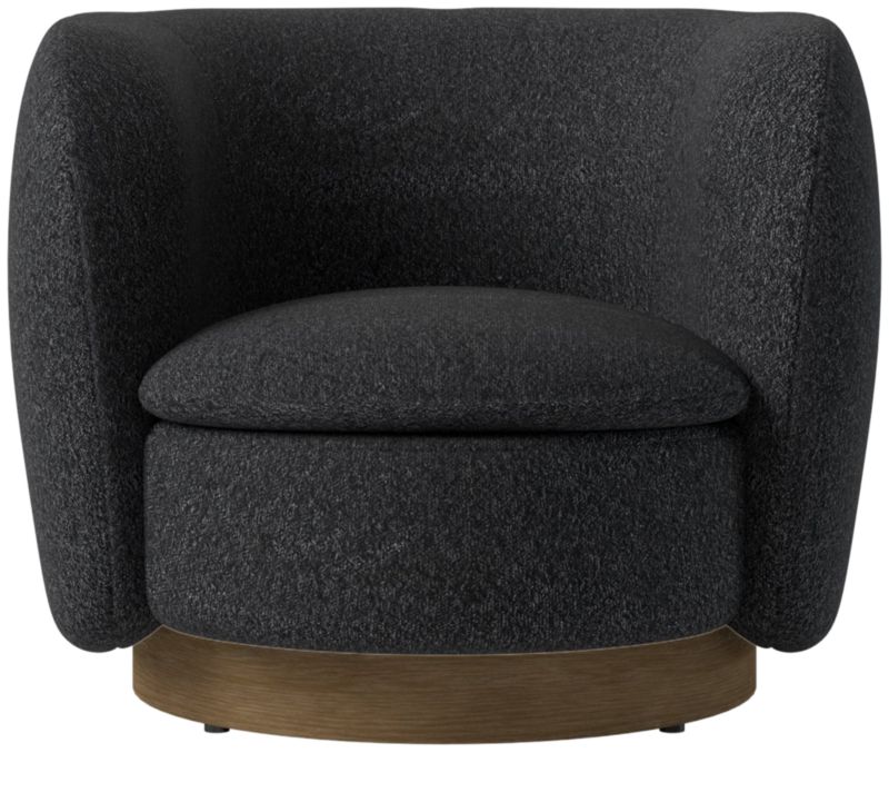 Muir Swivel Chair Bloce Noir by Lawson-Fenning - image 0 of 8