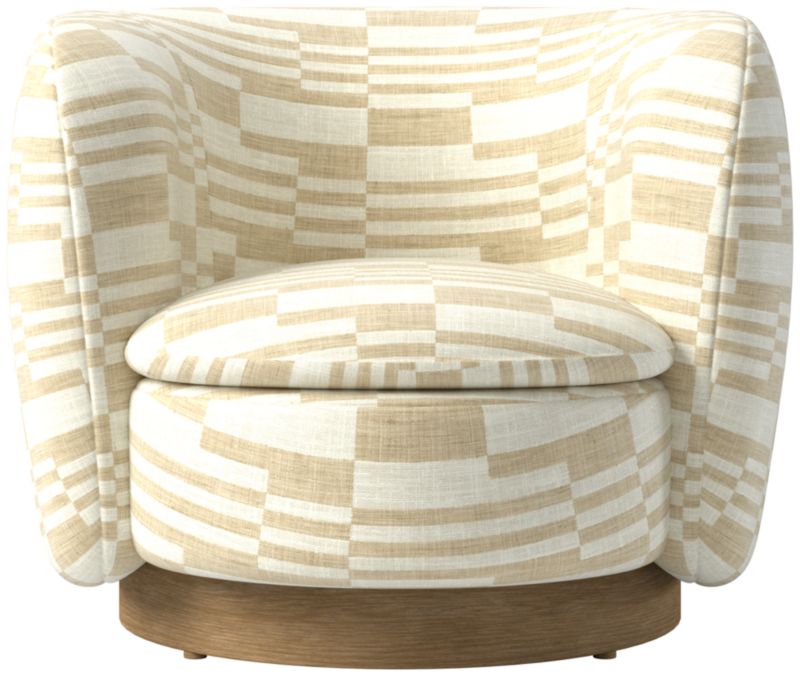 Muir Swivel Chair Piano Cloud by Lawson-Fenning - image 0 of 8