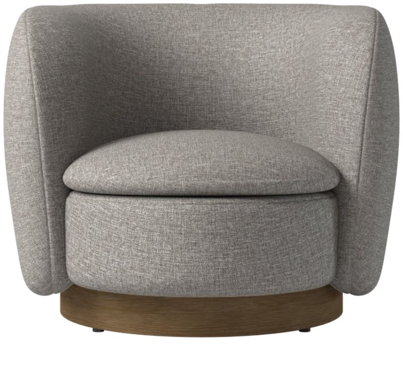 Muir Swivel Chair Taylor Felt Grey by Lawson-Fenning - image 0 of 8