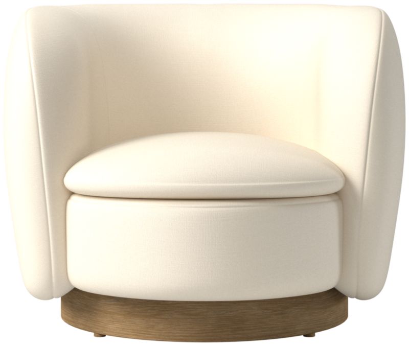 Muir Swivel Chair Kanvas Sand by Lawson-Fenning - image 0 of 7