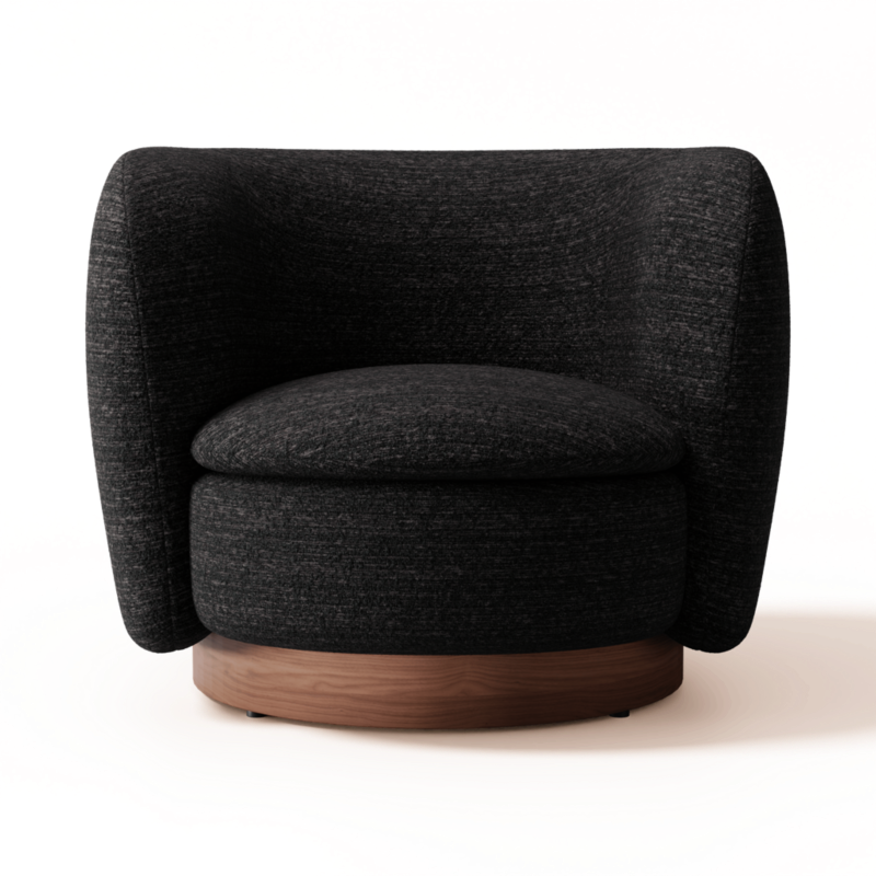 Muir Swivel Chair Illecebrous Black Star - image 0 of 7