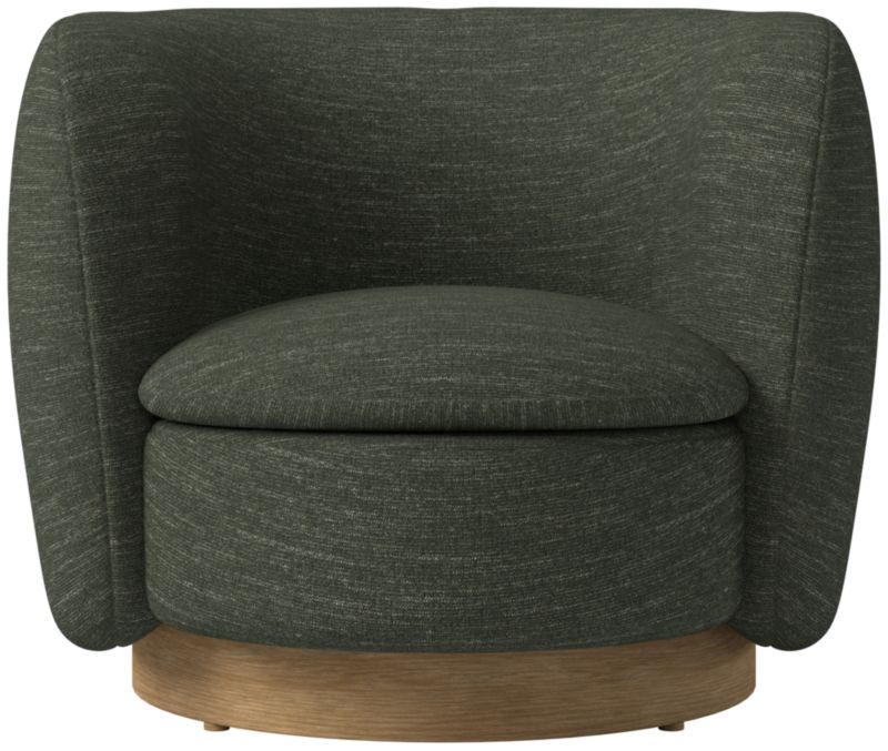 Muir Swivel Chair Curious Evergreen by Lawson-Fenning - image 0 of 7