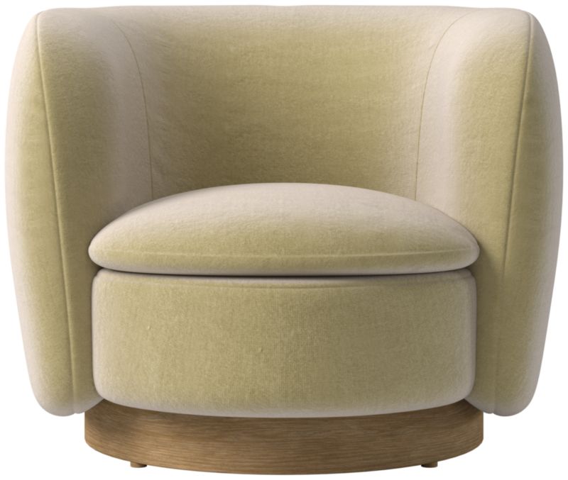 Muir Swivel Chair Luca Camel by Lawson-Fenning - image 0 of 7