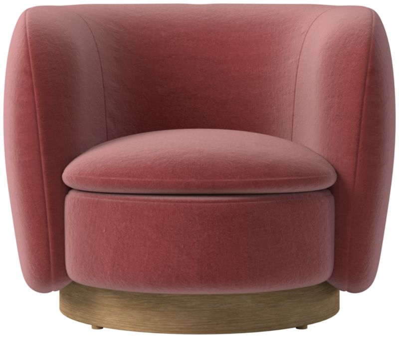 Muir Swivel Chair Luca Rose by Lawson-Fenning - image 0 of 7