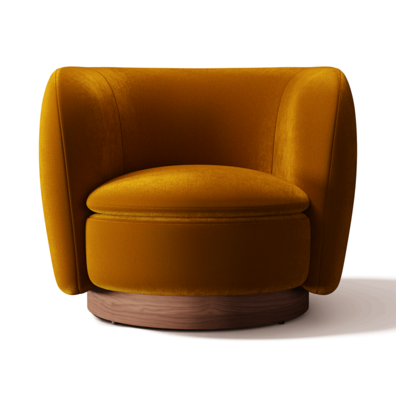 Muir Swivel Chair Luca Turmeric - image 0 of 7