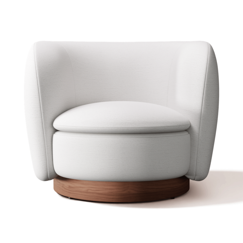 Muir Swivel Chair Curious Dove - image 0 of 7