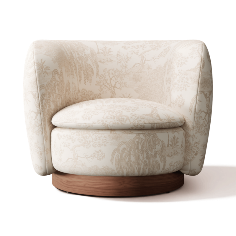 Muir Swivel Chair Willow Natural - image 0 of 7