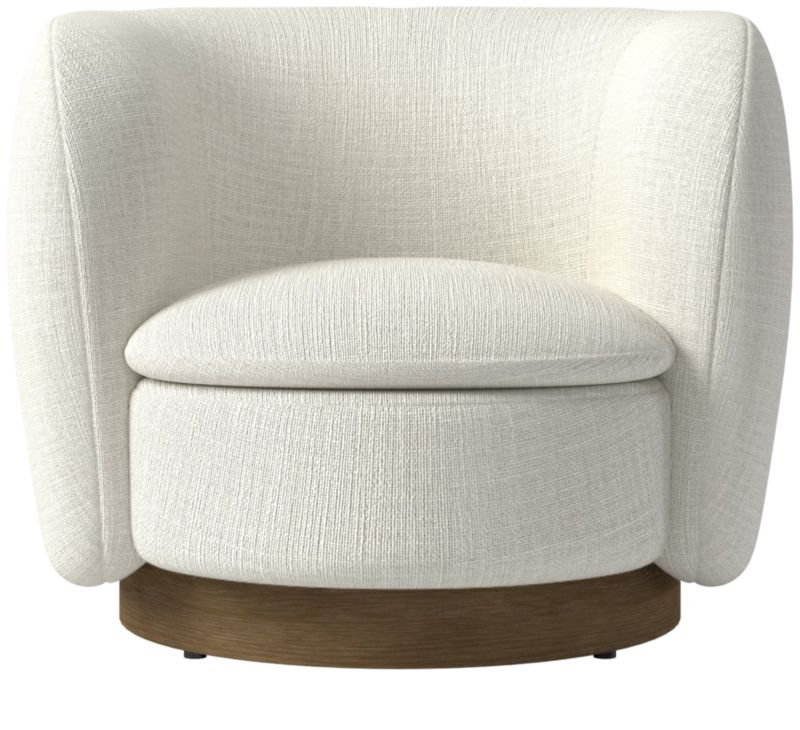 Muir Swivel Chair Lindy Snow by Lawson-Fenning - image 0 of 8