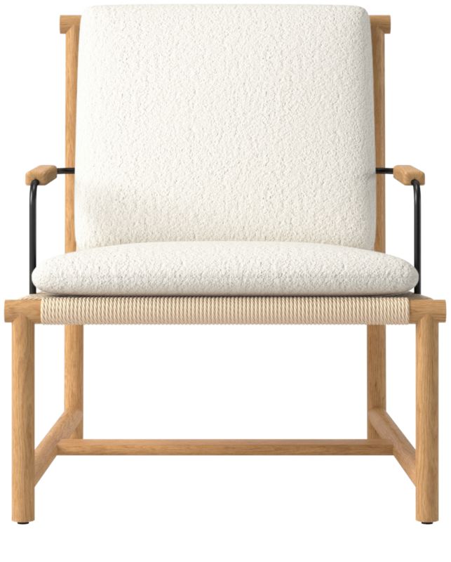 Anacapa Lounge Chair Wooly Sand CB2