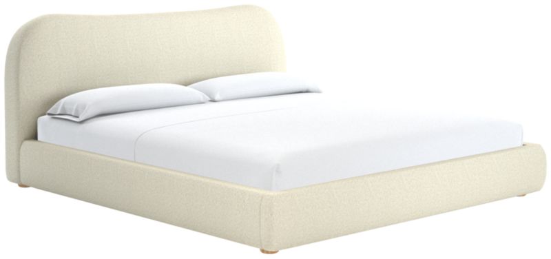 Diana King Bed Bloce Cream - image 0 of 7