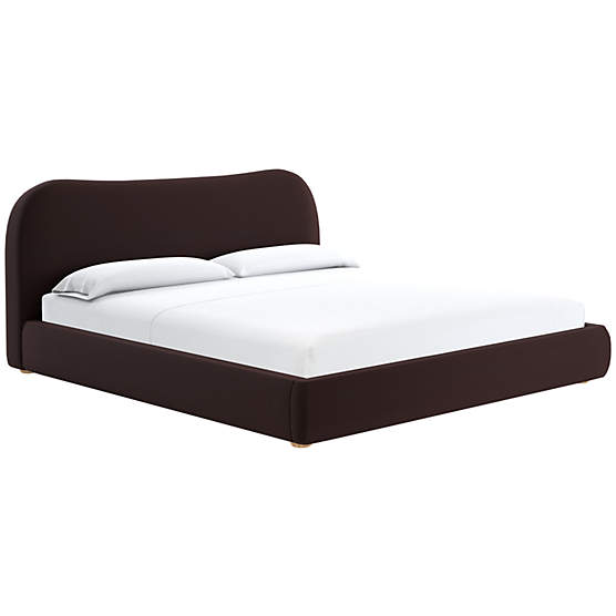 Diana King Bed Luca Espresso