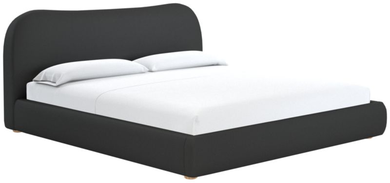 Diana King Bed Kanvas Ebony - image 0 of 7