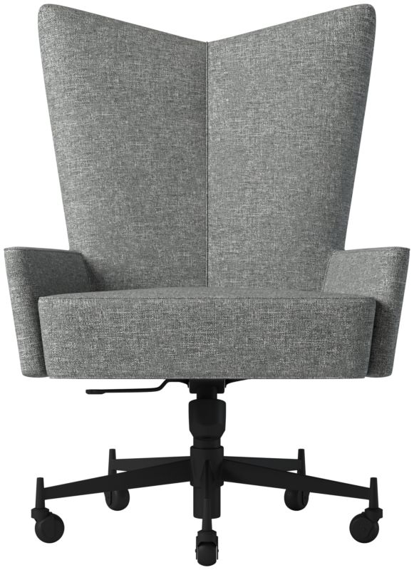 Bowtie Office Chair Model 3002 Hatch Charcoal - image 0 of 2