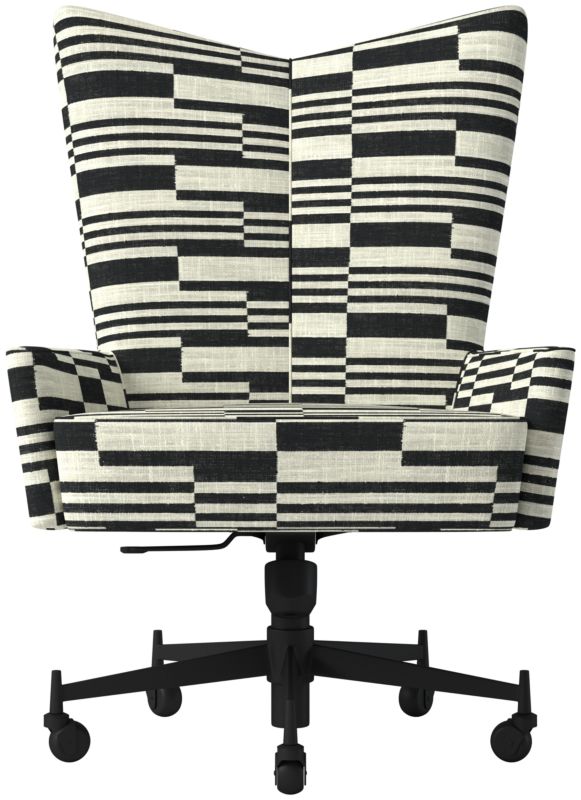 Bowtie Office Chair Model 3002 Piano Domino - image 0 of 2