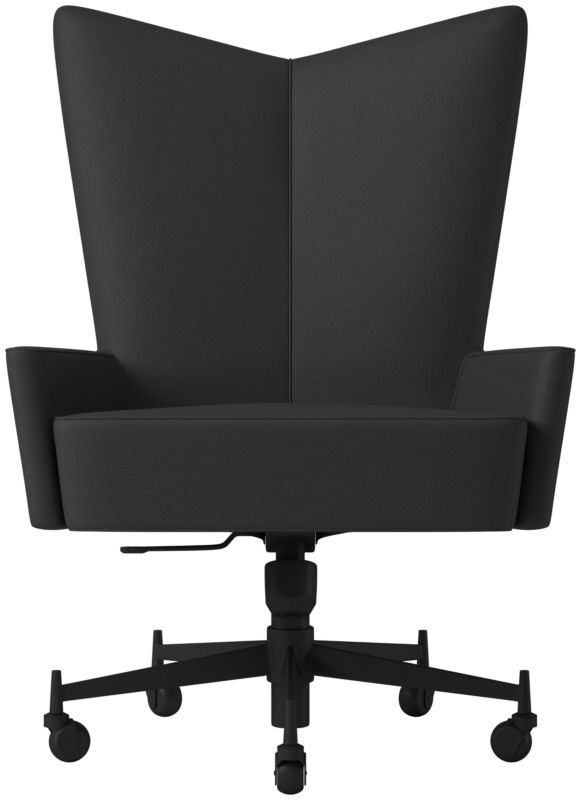 Bowtie Office Chair Model 3002 Kanvas Ebony - image 0 of 2