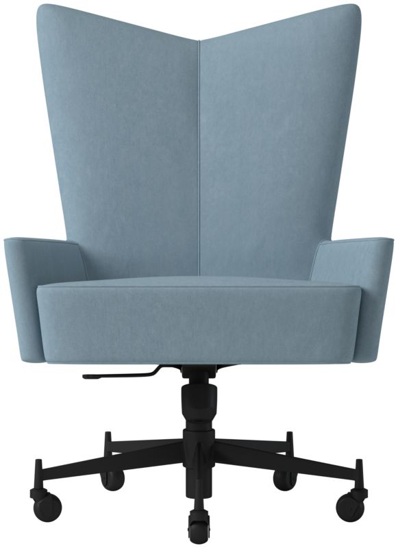 Bowtie Office Chair Model 3002 Lisbon Wedgewood - image 0 of 3