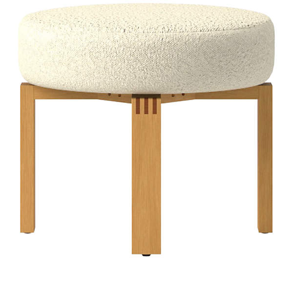 Humboldt Stool Bloce Cream by Lawson Fenning
