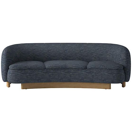 Muir 90" Curved Sofa Curious Eclipse