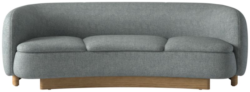 Muir Curved Sofa Nomad Charcoal by Lawson-Fenning - image 0 of 7