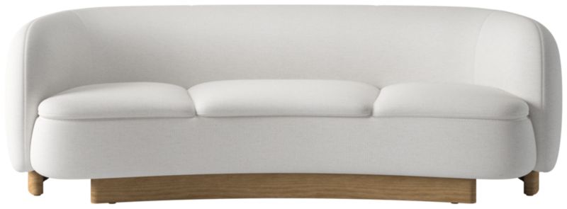 Muir Curved Sofa Curious Linen by Lawson-Fenning - image 0 of 7