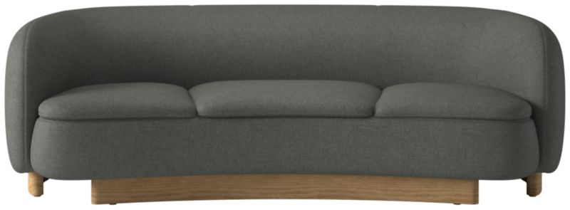 Muir Curved Sofa Taylor Charcoal by Lawson-Fenning - image 0 of 7