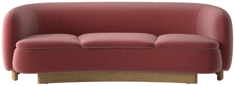 Muir Curved Sofa Luca Rose by Lawson-Fenning - image 0 of 7