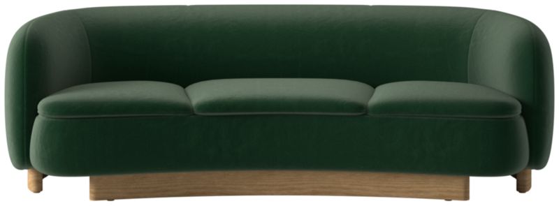 Muir Curved Sofa Luca Juniper by Lawson-Fenning - image 0 of 7