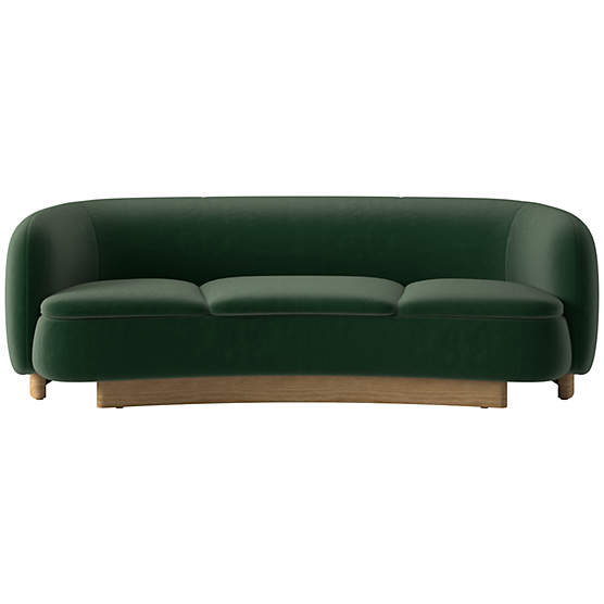 Muir Curved Sofa Luca Juniper by Lawson-Fenning