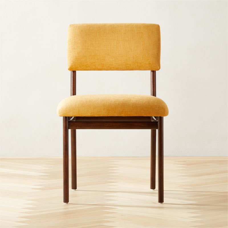 Modern yellow store dining chairs