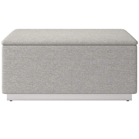 Salon Ottoman Hatch Platinum