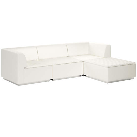 Salon 4-Piece Sectional Sofa Dream Pina Colada