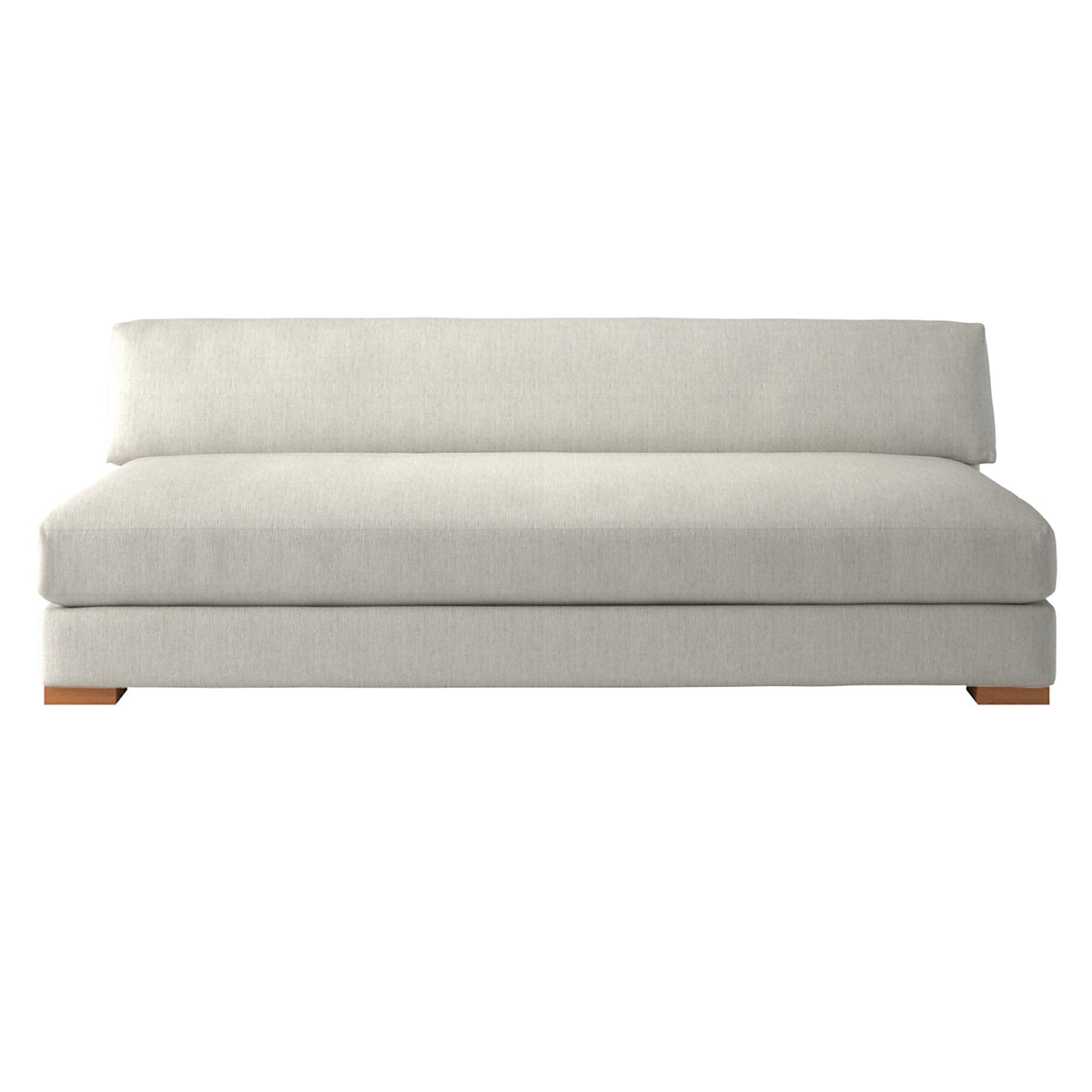 Piazza Sofa with White Oak Legs + Reviews CB2