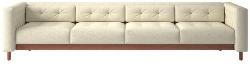 Marconi 4-Seater Tufted Sofa Bloce Cream by Gianfranco Frattini - image 0 of 8