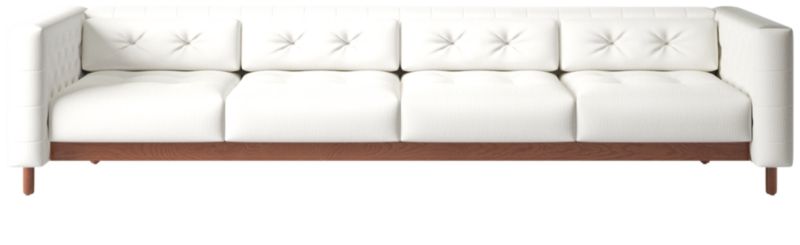 Marconi 4-Seater Tufted Sofa Dream Pina Colada by Gianfranco Frattini - image 0 of 8