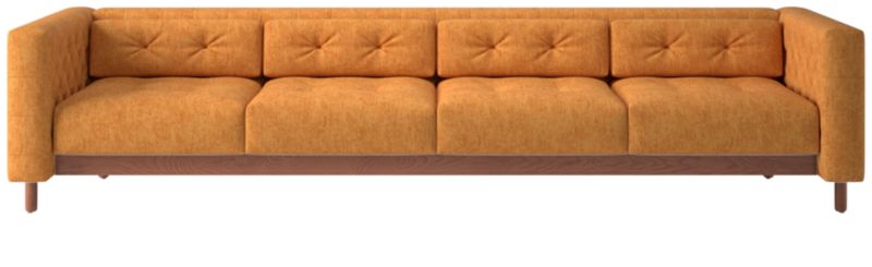 Marconi 4-Seater Tufted Sofa Dream Ginger Tea by Gianfranco Frattini - image 0 of 8