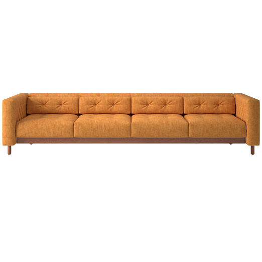 Marconi 4-Seater Tufted Sofa Dream Ginger Tea by Gianfranco Frattini