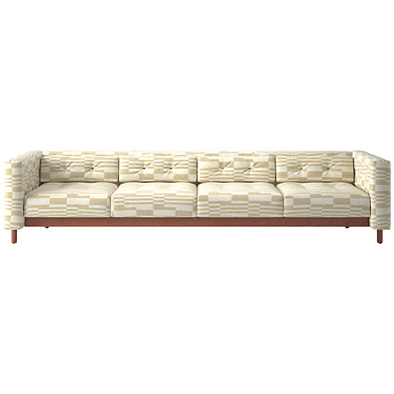 Marconi 4-Seater Tufted Sofa Piano Cloud by Gianfranco Frattini