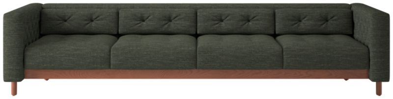 Marconi 4-Seater Tufted Sofa Curious Evergreen by Gianfranco Frattini - image 0 of 8