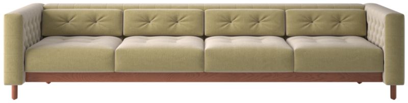 Marconi 4-Seater Tufted Sofa Luca Camel by Gianfranco Frattini - image 0 of 8