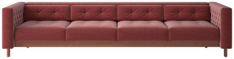 Marconi 4-Seater Tufted Sofa Luca Rose by Gianfranco Frattini - image 0 of 8