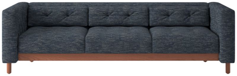 Marconi 3-Seater Tufted Sofa Curious Eclipse by Gianfranco Frattini - image 0 of 7