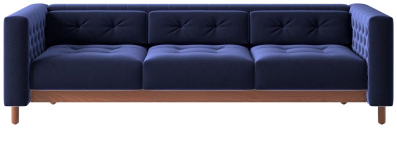 Marconi 3-Seater Tufted Sofa Luca Eclipse by Gianfranco Frattini - image 0 of 7