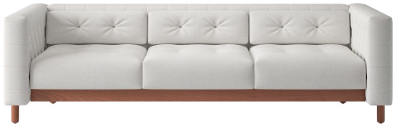 Marconi 3-Seater Tufted Sofa Curious Linen by Gianfranco Frattini - image 0 of 7