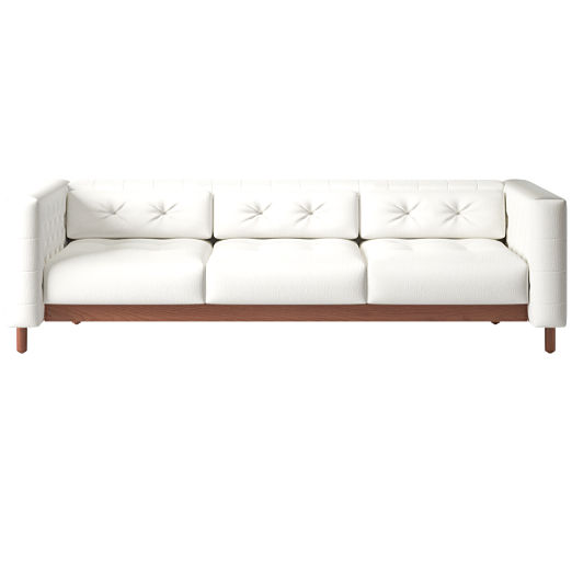 Marconi 3-Seater Tufted Sofa Dream Pina Colada by Gianfranco Frattini