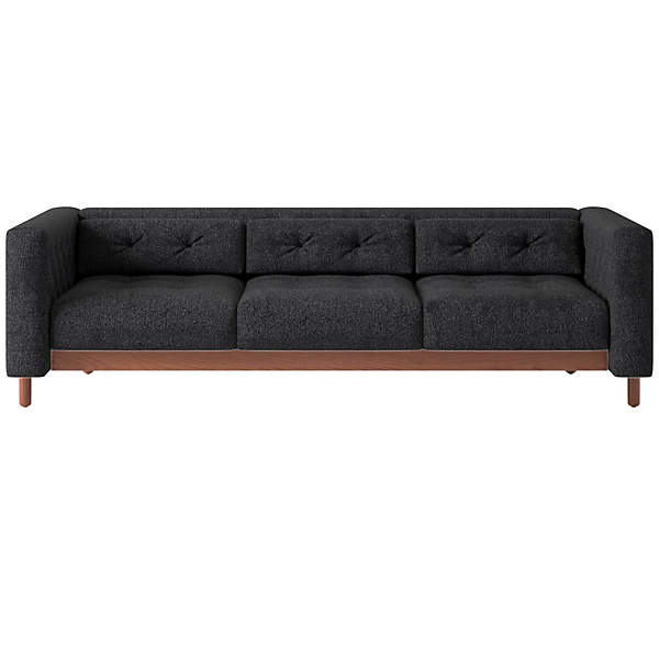 Cb2 shop tufted sofa